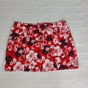 Xelosette Skirt Hawaiian white, red Floral Print